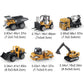 6pcs/set Alloy Engineering Truck Toy Car Classic Construction Model Vehicle Loader Tractor Excavator Toys for 3 years Boys Gifts