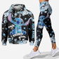 Customize Disney Stitch 3D Hoodie Women's Hoodie Leggings Suit Stitch Yoga Pants Sweatpants Fashion Sports Suit Disney Yoga Suit