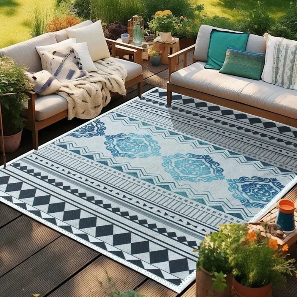 MiRcle Sweet Soft Carpet Indoor Outdoor Area-Rug Bohemian Coastal Easy-Cleaning Bedroom Kitchen Backyard Patio Non Shedding