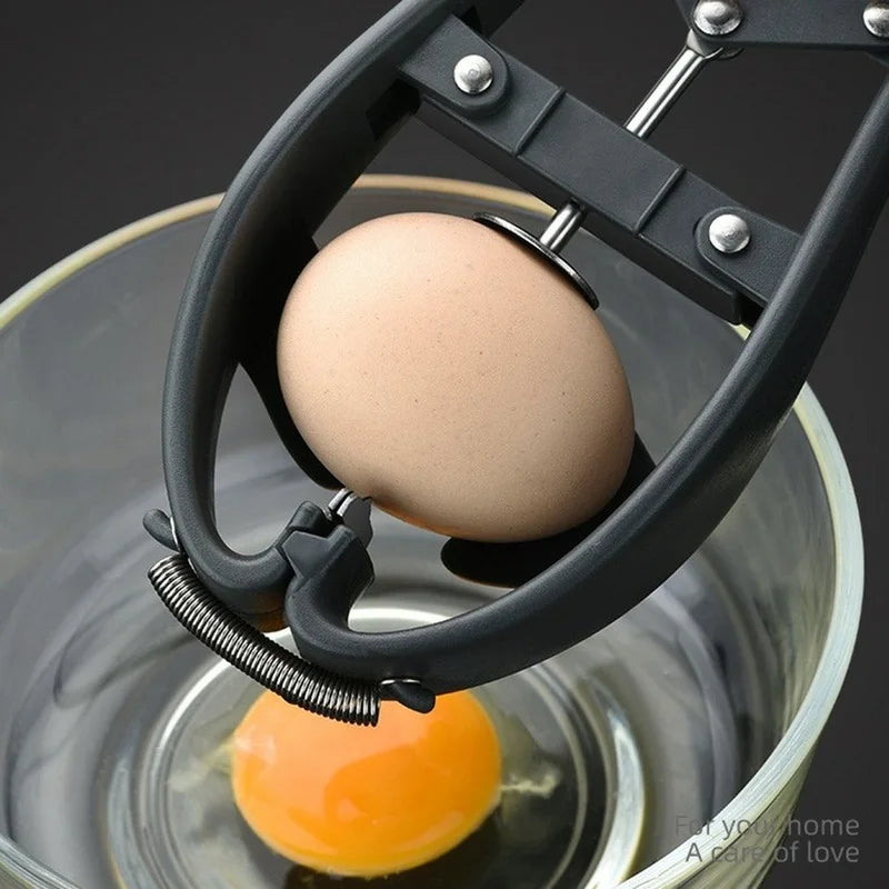 304 Stainless Steel Egg Opener Egg Opener Shelling Kitchen Tool Egg Yolk Egg White Separator Household Kitchen Essentials