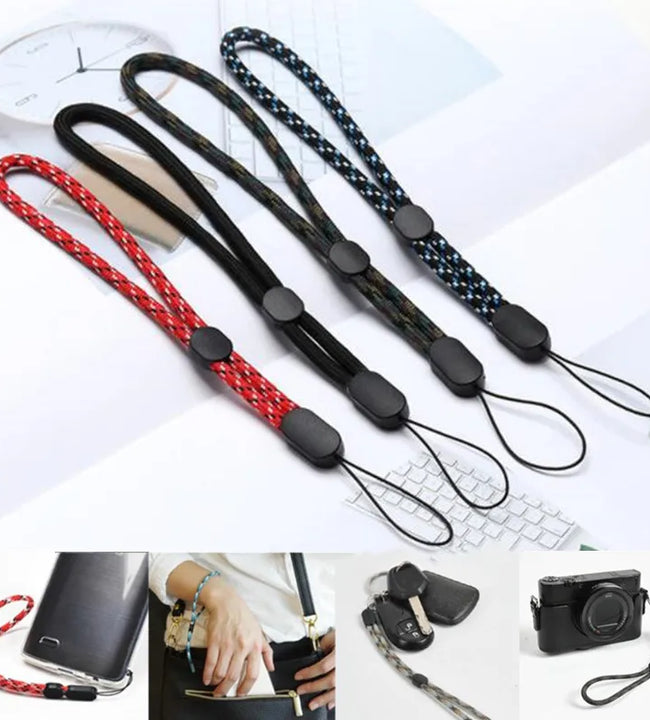 10 Pcs Hand Wrist Strap Lanyard, Adjustable Nylon Wrist Straps Keychain String for Cell Phone Case Holder, Camera, USB, Badge