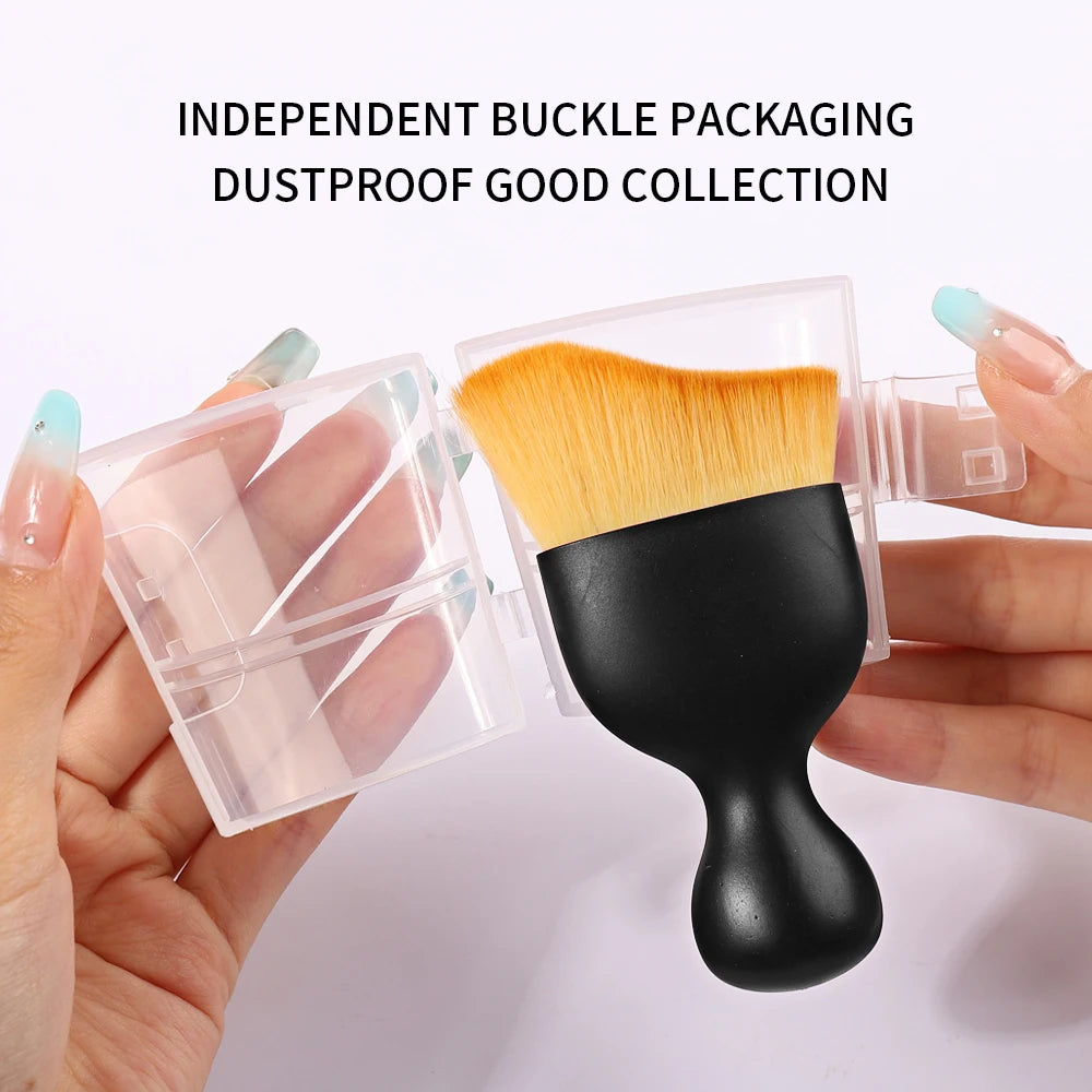 Nail Art Brush Remove Nail Dust Brush Acrylic UV Gel Polish Powder Cleaning Tool Beauty Makeup Brushes Manicure Accessories