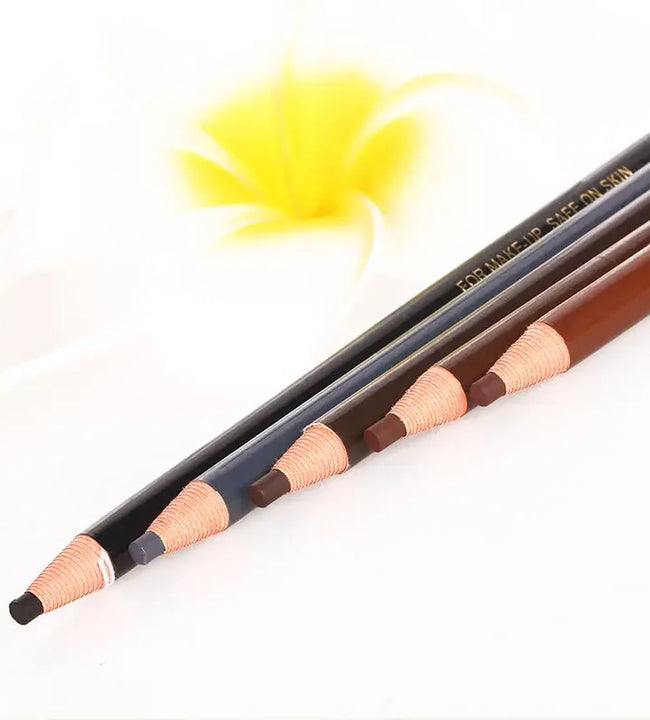 12pc Eyebrow Pencil Colored Soft Cosmetic Art Permanent Makeup Waterproof Tattoo