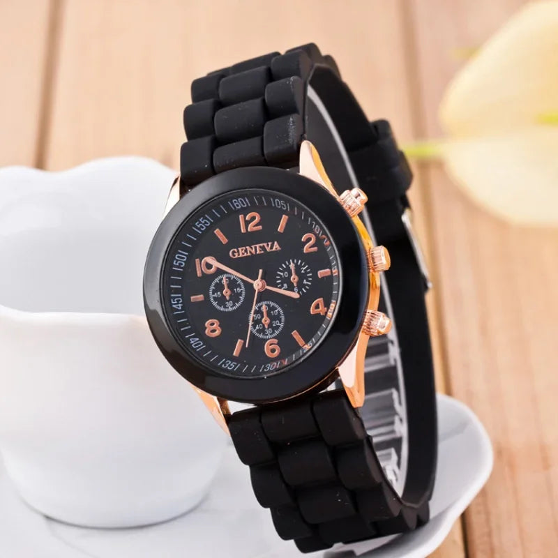 Women Watches 2023 New Fashion Luxury Brand Women Watch Silicone Strap Quartz Wrist Watch for Female Relogio Feminino Zegarki