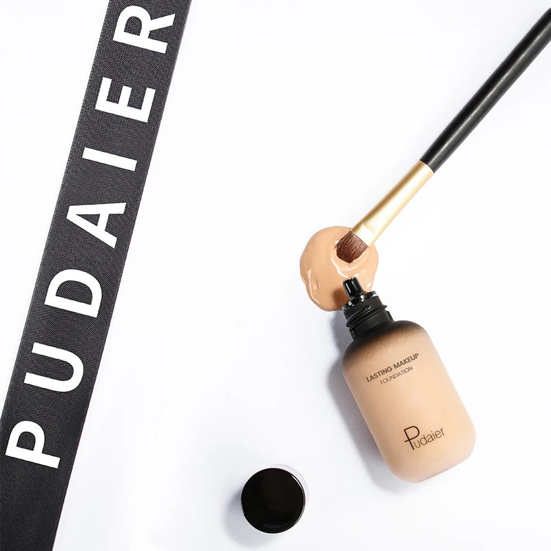 Pudaier Face Skin Evolution Liquid Foundation Oil-control Make Up Concealer Brighten Makeup Highlighter Bronzer Corrector Cream