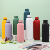 1000ML Double-Wall Stainless Steel Leak-proof Thermal Vacuum Flask Insulated Water Bottle Sports Coffee Straight Body Cup