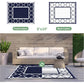 Outdoor Rug 8' x 10' Patio Waterproof, Foldable Reversible Plastic Straw Area Rugs Mat for Camper Decor, Outside Carpet