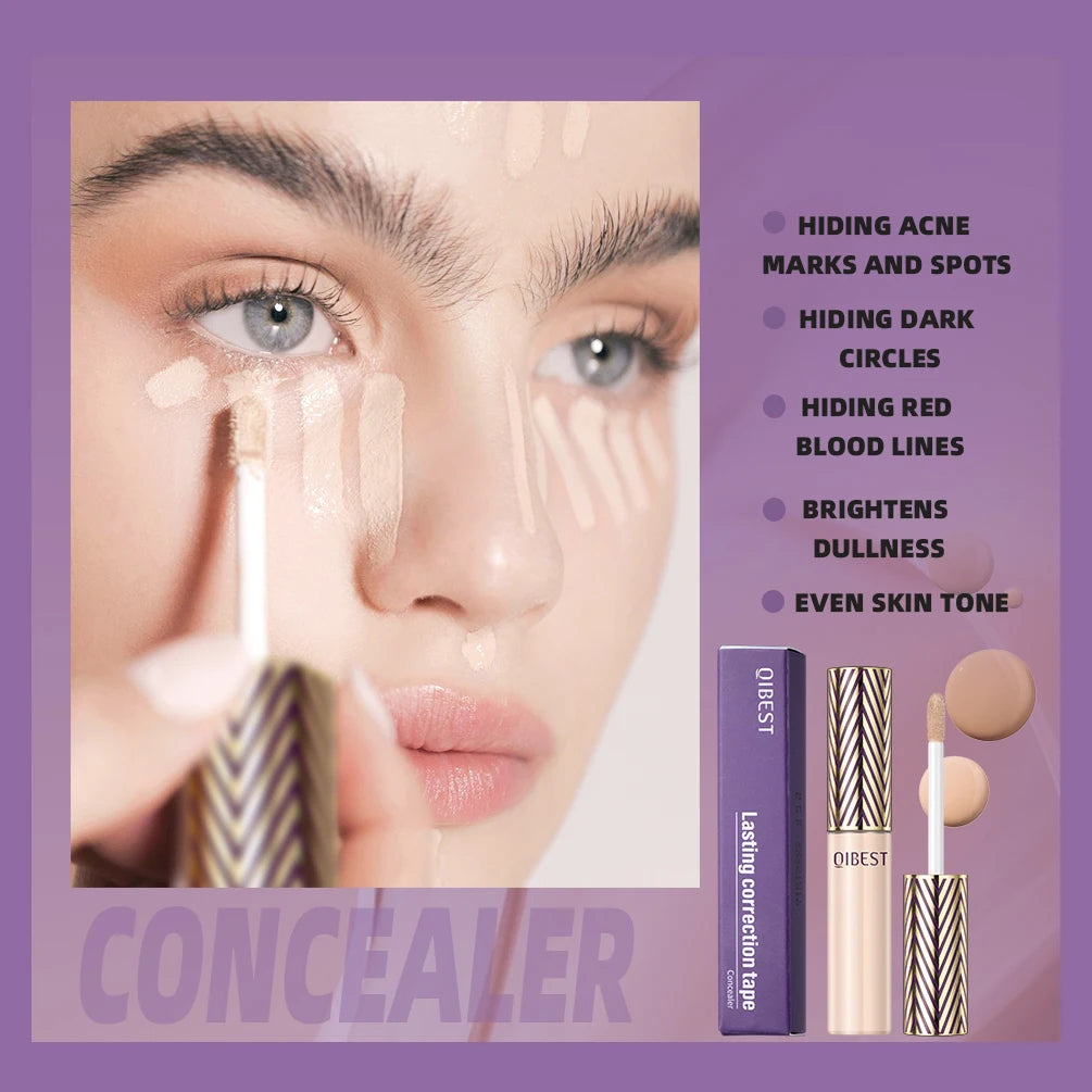 Hot 4 Color Concealer Repair Foundation Cream Face Makeup Base Full Cover Dark Circles Acne Shape Tape Correcteur Contour Primer