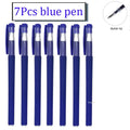 7Pcs Blue pen D