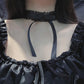 Women's Cute Collar Lolitas Handmade Vintage Lace Heart Choker For Women Gothic Bow Knot Necklace Girls Uniform Accessories