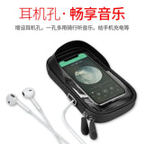 6.4 inch Waterproof Bicycle Phone Holder Stand Motorcycle Handlebar Mount Bag Cases Universal Bike Scooter Cell Phone Bracket