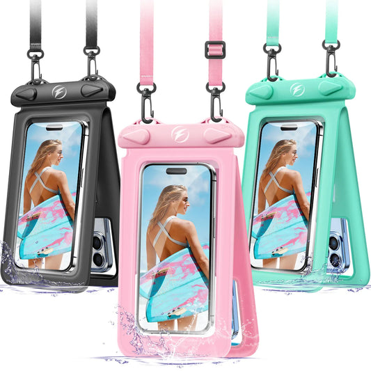 Double Swimming Pouch Mobile Phone Case for iPhone Samsung Cell Phone Bag Swimming Dry Bag Underwater Case Water Proof Bag Coque