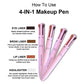 NEW 4 In 1 Eyebrow Pencil Lip Liner Highlighter Pen Waterproof Lasting EasyColor Sweat-Proof Eyeliner Makeup Pen Cosmetic Beauty