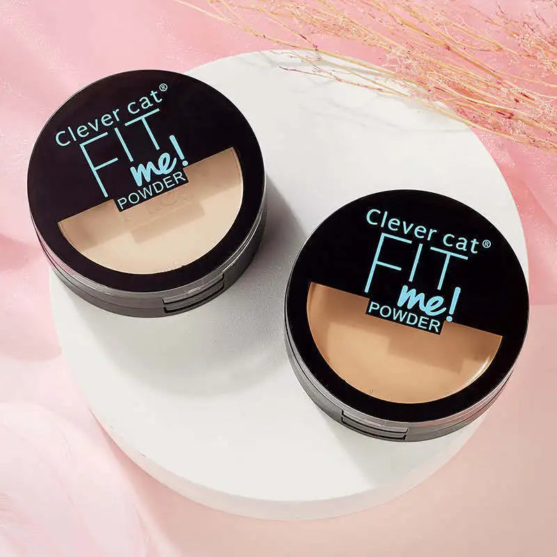 2 In 1 Nature Moisturizer Face Powder Smooth Foundation Pressed Powder Makeup Concealer Pores Cover Whitening Brighten Cosmetics