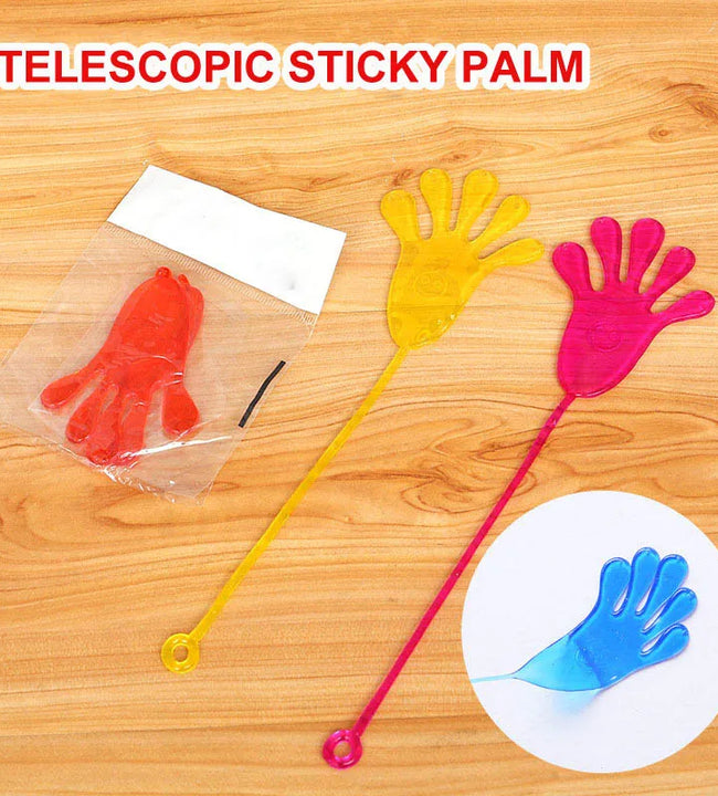 5-50 Pcs Kids Funny Sticky Hands toy Palm Elastic Sticky Squishy Slap Palm Toy kids Novelty Gift Party Favors supplies