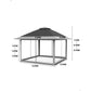 Gazebo Outdoor Canopy Shelter 12x12 Pop Up with Mosquito Netting 4 Stanbags Instant Tent for Lawn, Garden, Backyard Deck