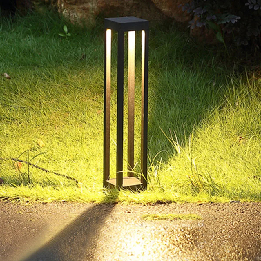 Aluminum Outdoor Landscape Path Light IP65 Waterproof Garden Floor Lamp Walkway LED Bollard Light for Lawn Driveway Patio Decor