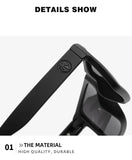 2023 new high quality luxury heatwave brand square sunglasses, goggles women's men's sunglasses UV400