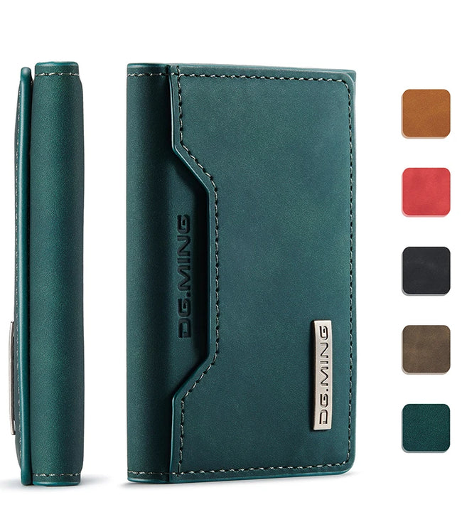 New Bank Cell Phone ID Credit Card Holder Leather Magnetic Pocket Wallet Case Cards Holders Pouch Bag For Smartphone Universal