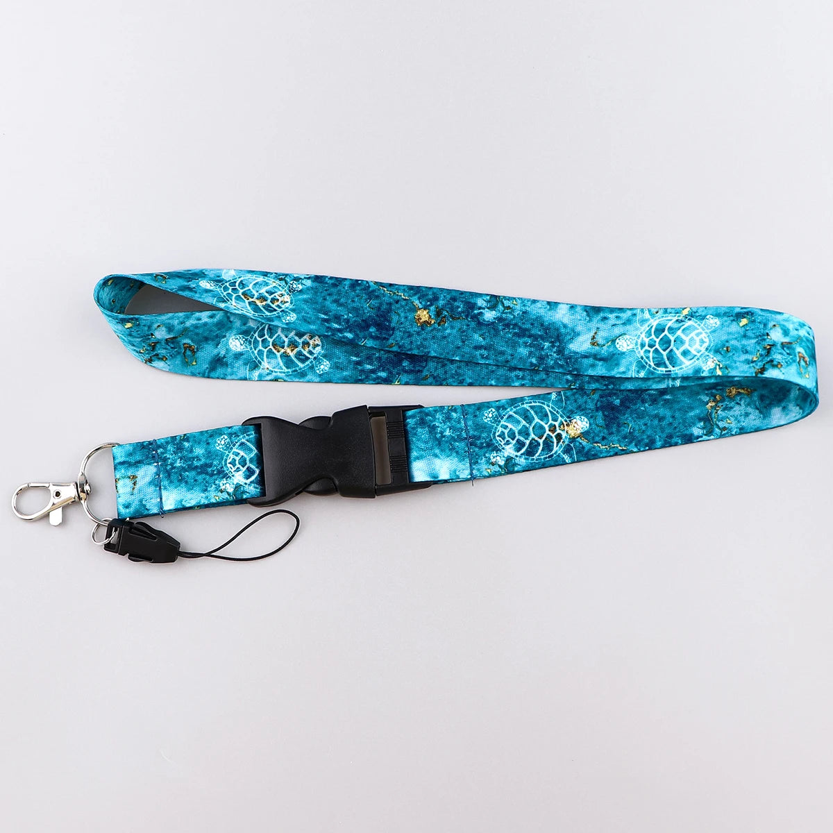 Sea Turtle Credential Holder Lanyards for Keys Multi-function Cell Phone Straps ID Card Keychain Neck Strap Keyring Accessories