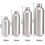 500/750/1000ml Double Wall Stainless Steel Vacuum Cup Water Bottle Thermos Bottle Keep Hot and Cold Insulated Vacuum Flask Sport