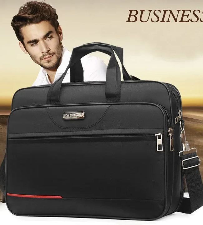 High-capacity Briefcase Business Document Information Storage Bags Weekend Travel Laptop Protection Organize Handbag Accessories