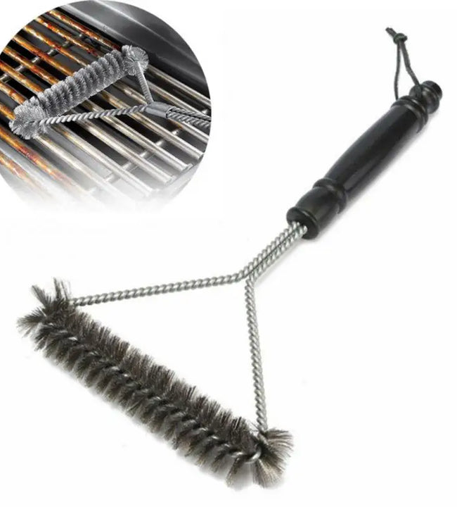 Grill Brush and Scraper Best BBQ Cleaner Perfect Tools for All Grill Types Including Weber Ideal Barbecue Accessories