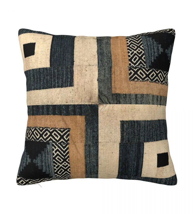 Antique African Textile Pillowcase Printed Fabric Cushion Cover Decorative Ancient Throw Pillow Case Cover Home Zipper 18