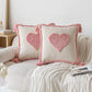 INS Style Pink Tufted Sofa Throw Pillows New Home Small Fresh Love Detachable Pillow Cover Combination Decor