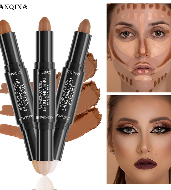 Face Foundation Concealer Pen Long Lasting Dark Circles Corrector Contour Stick Cosmetic Makeup Tools