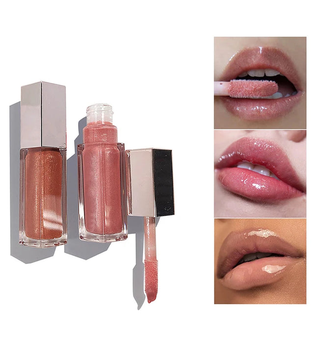 Gloss Bomb Universal Lip Luminizer 9 Color Makeup Lip Gloss Non-sticky Moisturizing Plumper Long Lasting Glitter Liquid Lipstick