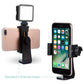 Universal Tripod Mount Adapter Cell Phone Clip Holder Stand Vertical 360° Rotation Tripod Stand for iPhone Samsung Huawei Xiaomi