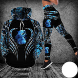 Customize Disney Stitch 3D Hoodie Women's Hoodie Leggings Suit Stitch Yoga Pants Sweatpants Fashion Sports Suit Disney Yoga Suit