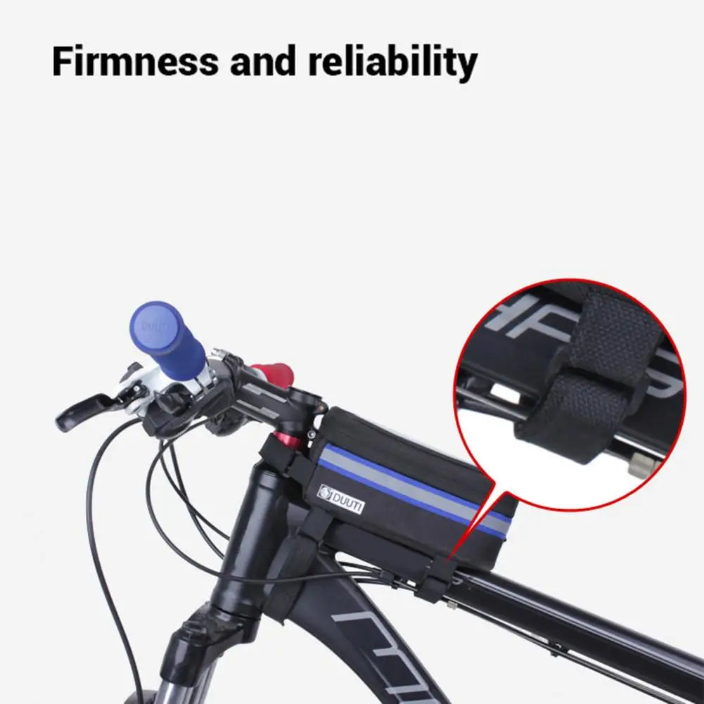 Rainproof Bike Bag Bicycle Front Cell Phone holder with Touchscreen Top Tube Cycling Reflective MTB Accessories