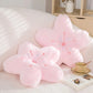 Plush Toy Portable Throw Pillow Stain-resistant Decorate  Wearable Kawaii Flower Plush Pillow