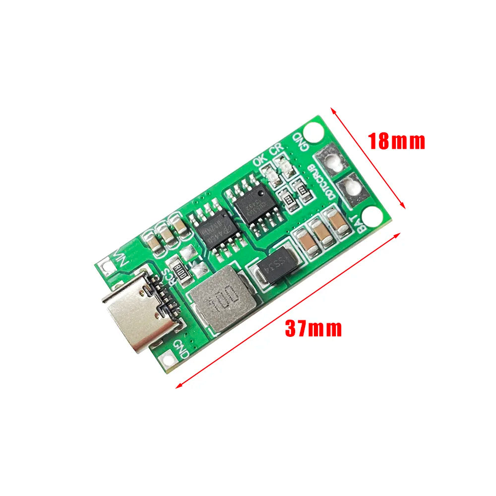 Multi-Cell 2S 3S 4S Type-C To 8.4V 12.6V 16.8V Step-Up Boost LiPo Polymer Li-Ion Charger 7.4V 11.1V 14.8V 18650 Lithium Battery