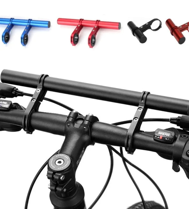 10/20/30cm Bicycle Handlebar Extended Bracket MTB Headlight Mount Extented Bar Road Mountain Bike Handlebar Extender Rack Parts