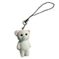 Cartoon Flocking Cat Pendant Phone Lanyard Cute Bear Doll Mobile Phone Strap Keychain For Girls Cell Phone Chain Accessories