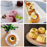 12Pcs/Set Silicone Cake Cup Mold 3D Halloween Pumpkin Shape Cake Cup Muffin Cupcake Kitchen Bakeware Maker DIY Cake Decor Tools