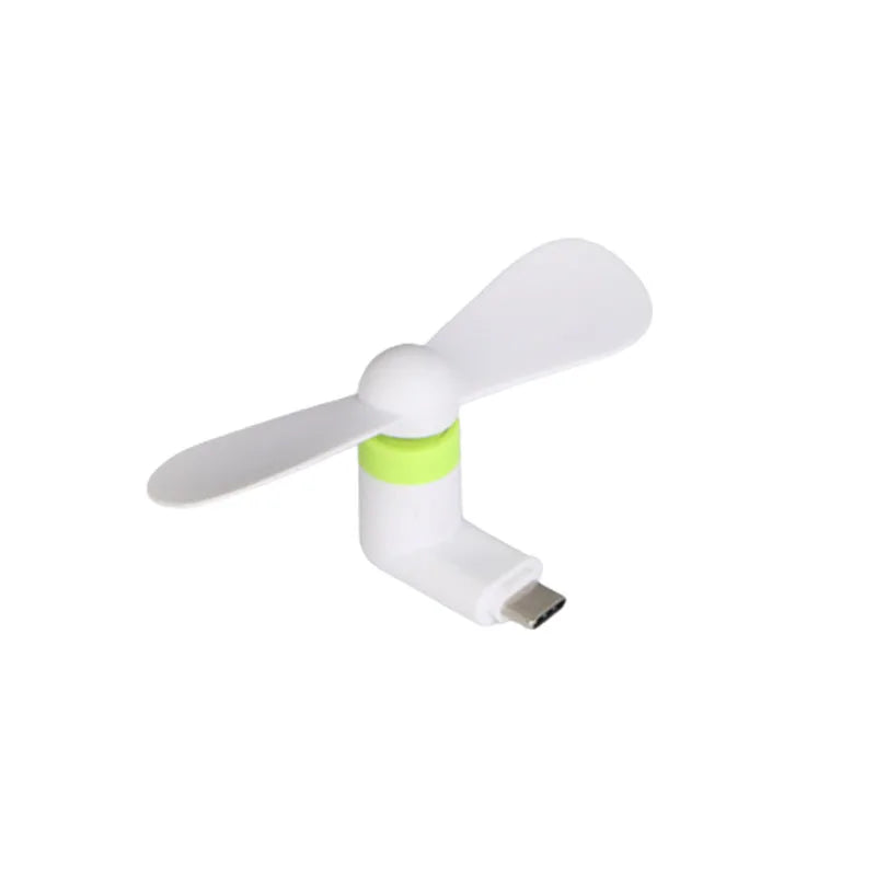 HOT Creative Mini Portable Micro USB Fan 5v 1w Mobile Phone USB Gadget Fan Tester For Type-C Type C Cell Phone Cooler Accessorie