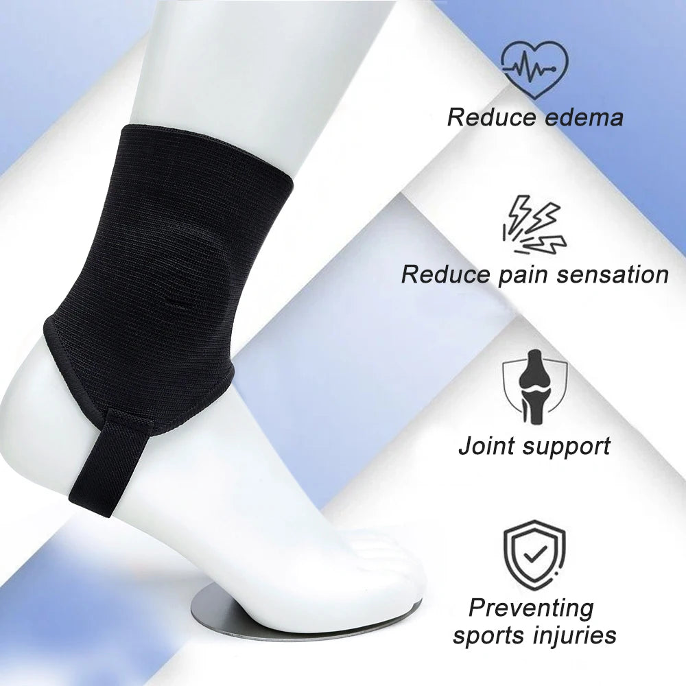 1Pair Ankle Brace, Black Ankle Support for Men & Women, Ankle Braces for Sprains, Stability, Volleyball, Cheerleading