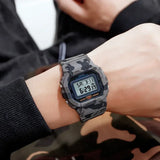 Skmei 1628 Men's Watch Dual Time Countdown Multifunctional Digital Sports Watch Fashion Retro Waterproof Watch 1999 1743 2056