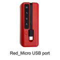 Red Micro USB