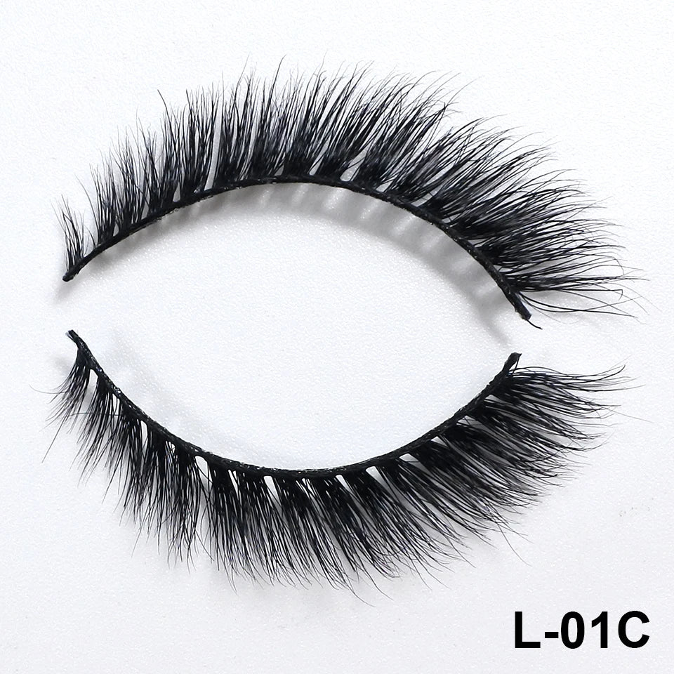 M160 NEW Winged Cat Eye Mink Lashes Handmade Wispy Natural 3D Eye Lashes Makeup