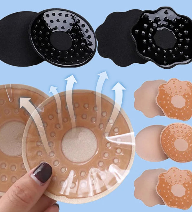 Reusable Breast Petals Invisible Strapless Bra Pasties Self Adhesive Nipple Cover Silicone Sexy Bra Pads For Women Party Dress