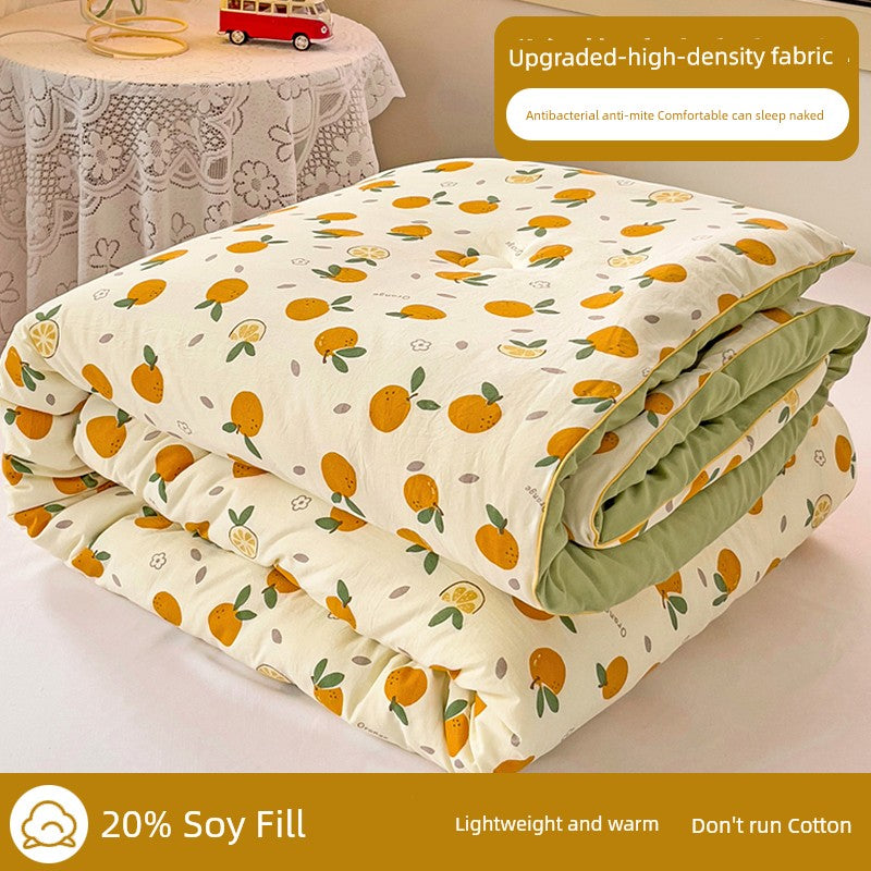 Class A Soybean Fiber Thickened Warmth Retention Material Air Conditioner Quilt