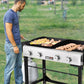 GD401 Portable Propane Gas Grill and Griddle Combo with Side Table | 4-Burner, Folding Legs,Versatile, Outdoor | B