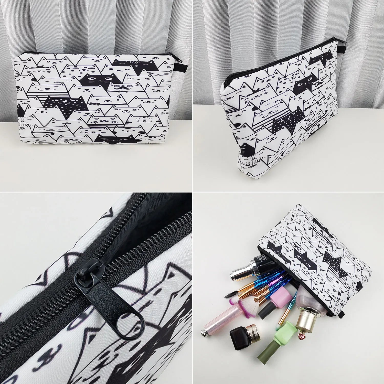 Travel Toiletry Kit Club Gift Bag Cosmetic Bag Cheerleading Girl Makeup Bag Pattern Female Portable Custom Organizer Storage Bag