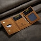 Cell Phone ID Credit Card Holder Leather Magnetic Pocket Wallet Case Card Holder Pouch Bag For Smartphone Universal