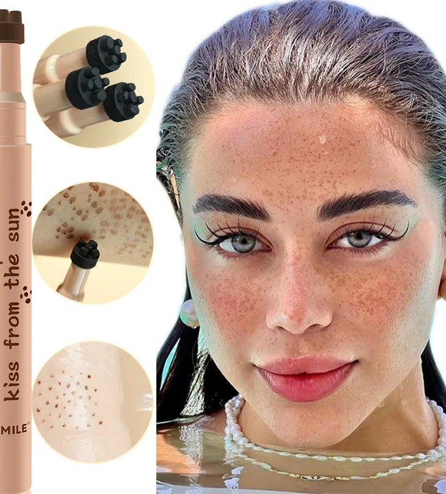 1PC Face Fake Freckles Pen Natural Waterproof Lifelike Fake Freckles Pen for Long Lasting Look Dot Spot Pen Makeup Tool Cosmetic